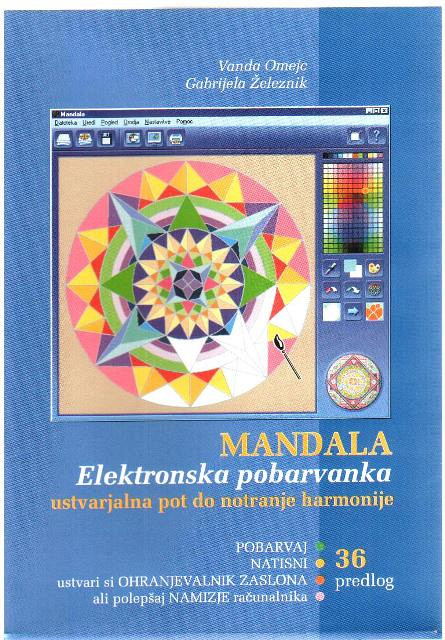Mandala, elektronska pobarvanka