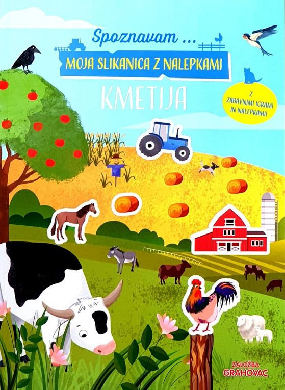 Moja slikanica z nalepkami: Kmetija