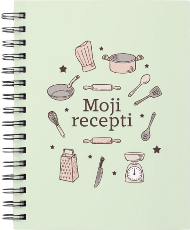 Moji recepti (spiralna vezava), Planerko