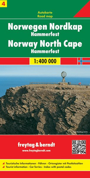 Norveška Nordkap 1:400.000