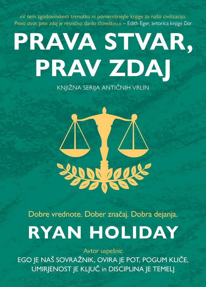 Prava stvar, prav zdaj, Ryan Holiday
