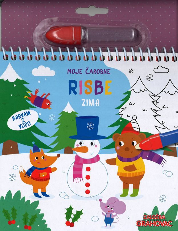 Moje čarobne risbe: Zima
