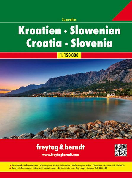 Slovenija - Hrvaška 1:150.000 (Superatlas)