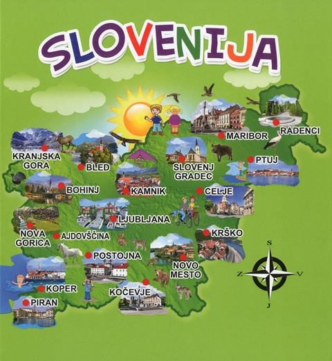Slovenija, slikovni zemljepis