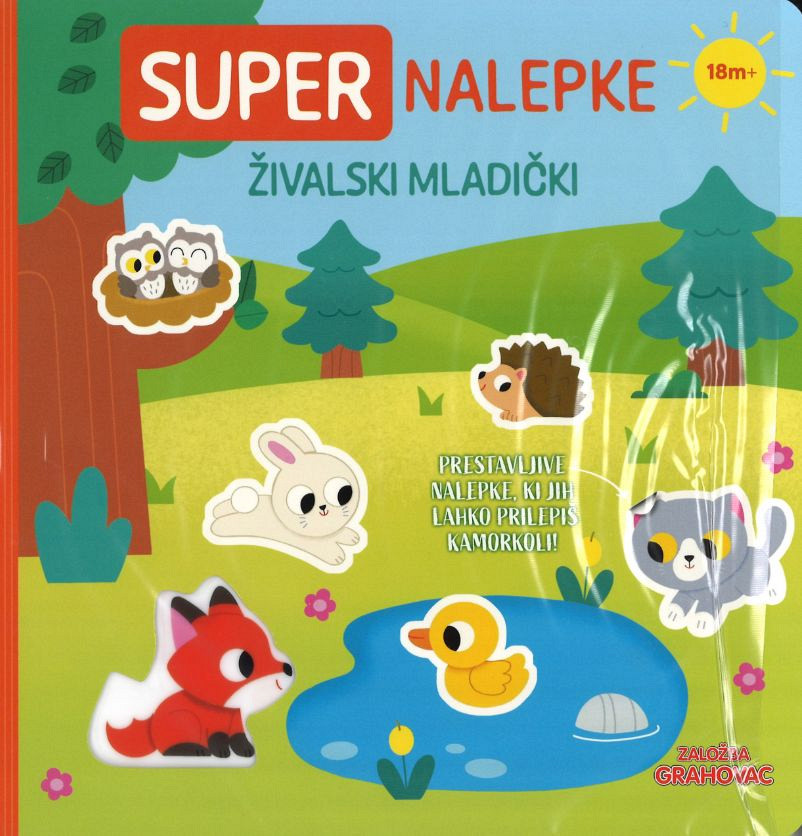 Super nalepke - Živalski mladički