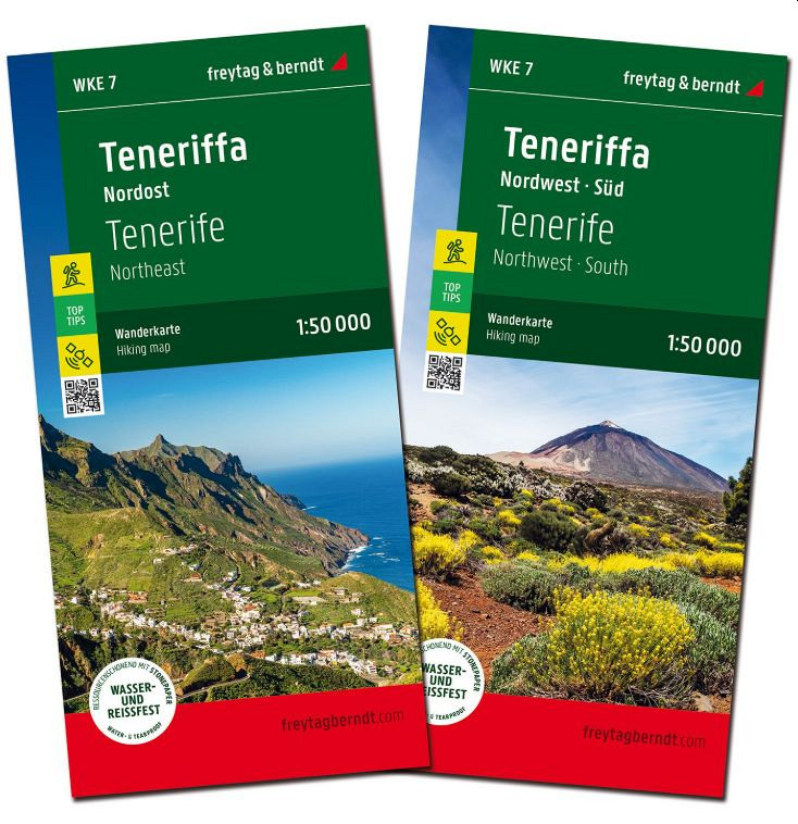 Tenerifi 1:50.000 (Komplet 2 kart)