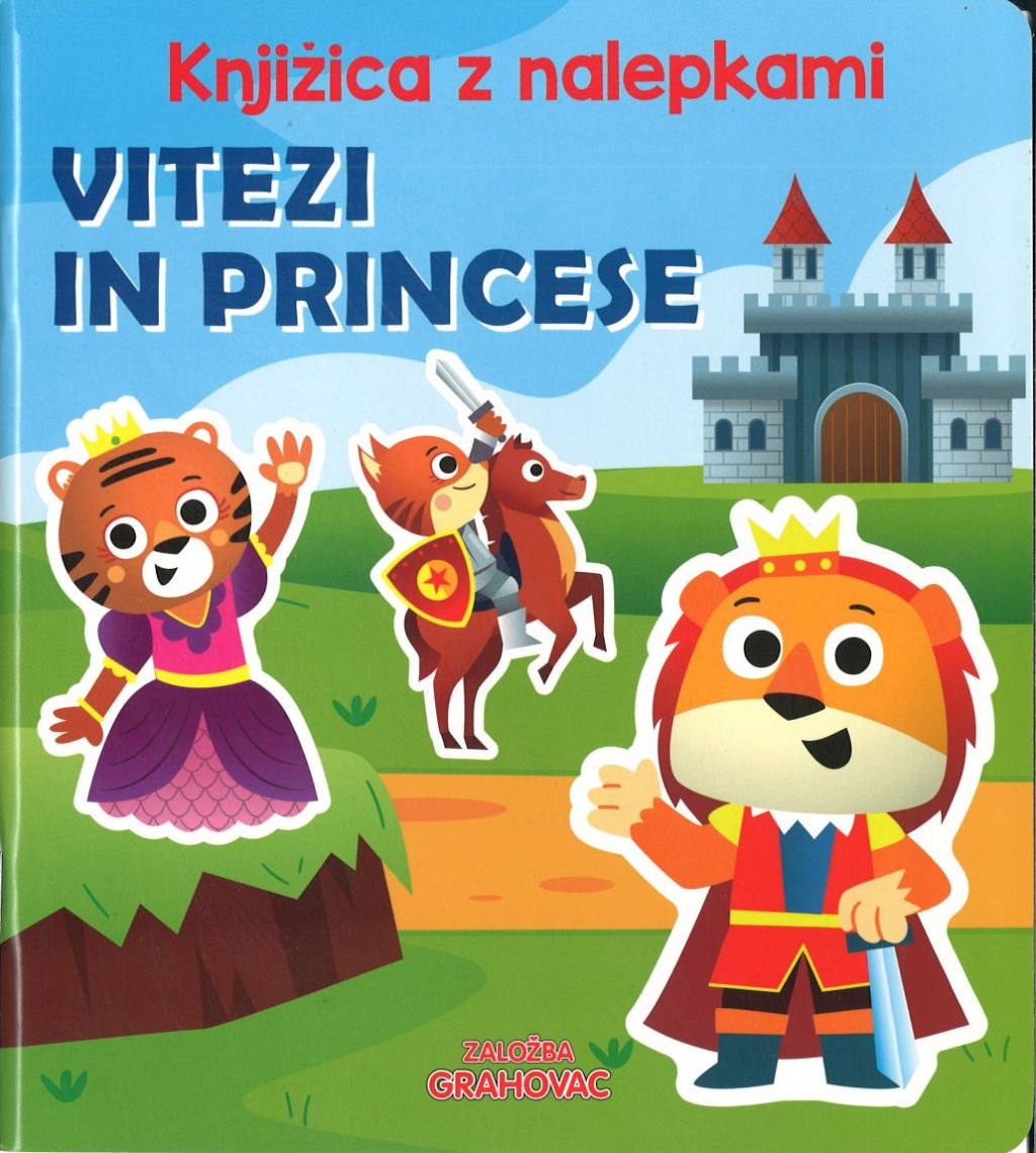 Knjižica z nalepkami: Vitezi in princese