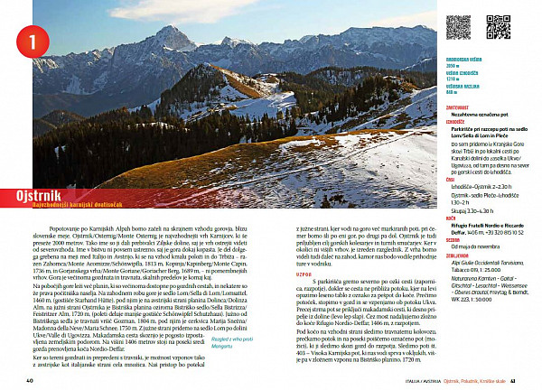 Karnijske Alpe: med Julijci in Dolomiti