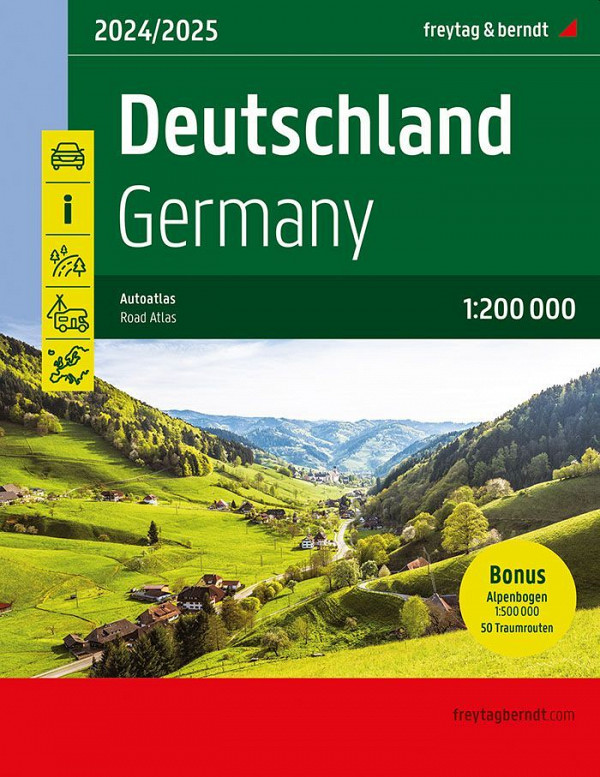 Nemčija avtoatlas 1:200.000