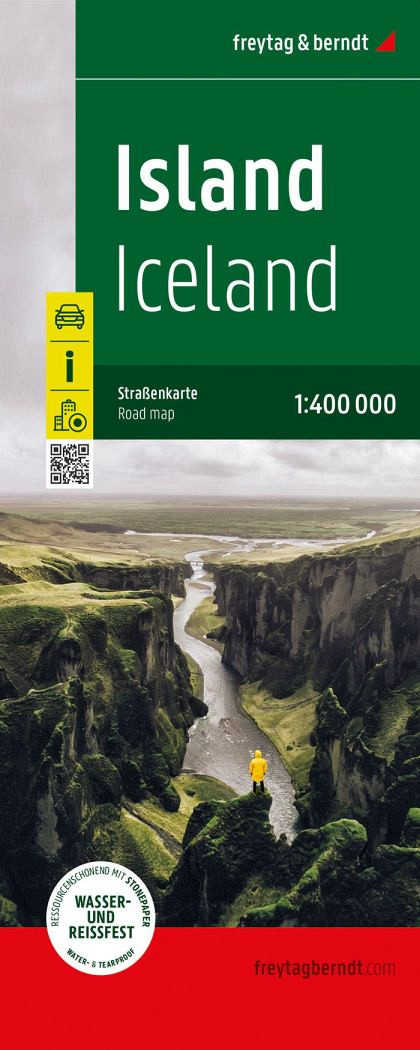 Islandija 1:400.000 (mehke platnice)