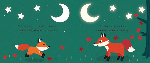 Lahko noč, lisica (Kartonka z lučko)