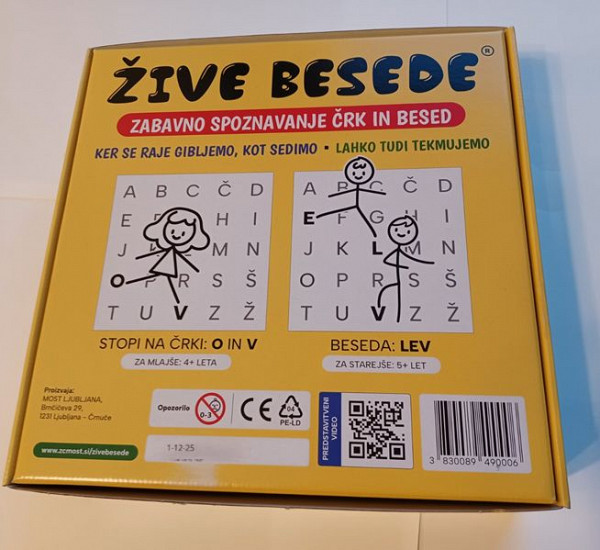 Družabna igra 'Žive besede'
