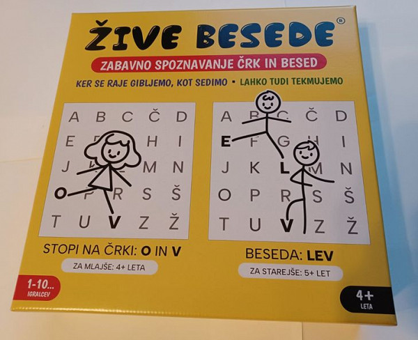 Družabna igra 'Žive besede'