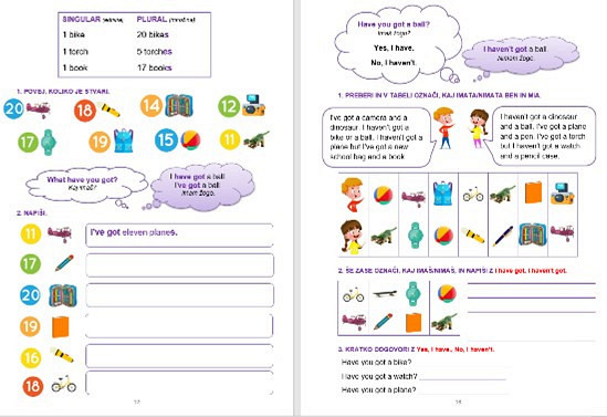 Angleščina v 4. razredu