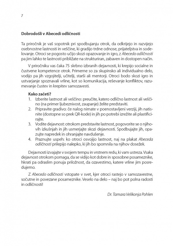 Abeceda odličnosti