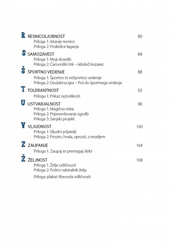 Abeceda odličnosti