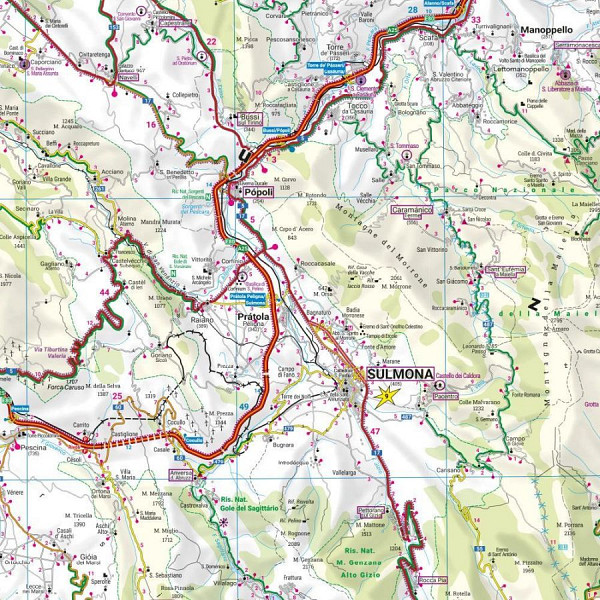 Abruzzo - Molise 1:150.000
