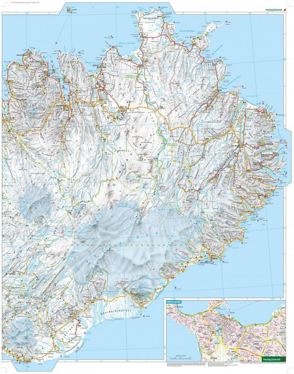 Islandija 1:400.000 (mehke platnice)