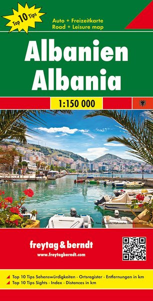  Albanija 1:150 000 (Top 10 znamenitosti)