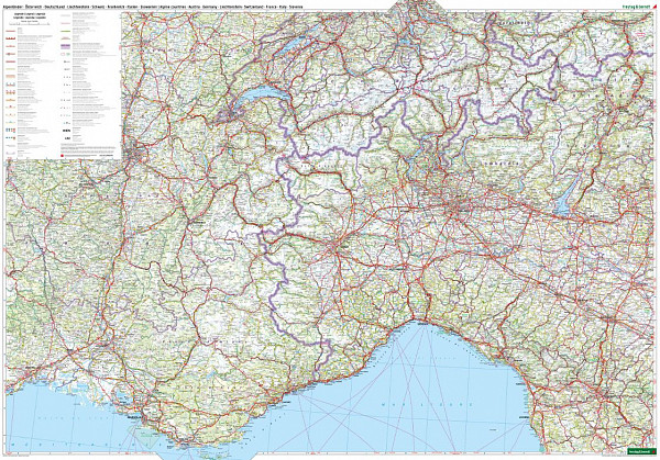 Alpske države 1:500.000