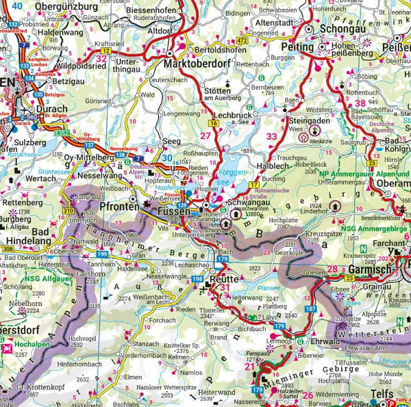 Alpske države 1:500.000