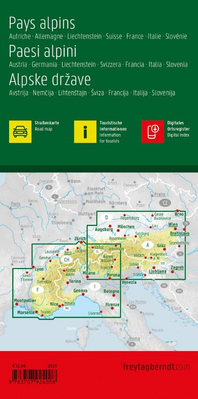 Alpske države 1:500.000