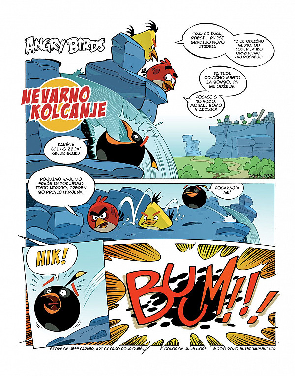 Angry Birds: Operacija omleta (strip, darilna trda vezava)