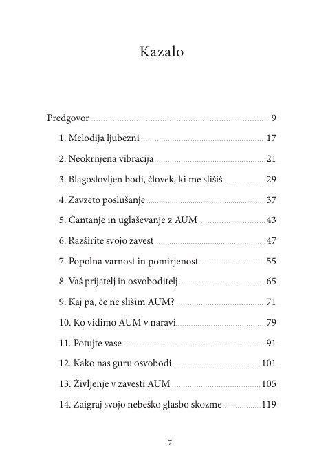 AUM melodija ljubezni (posodobljena izdaja)