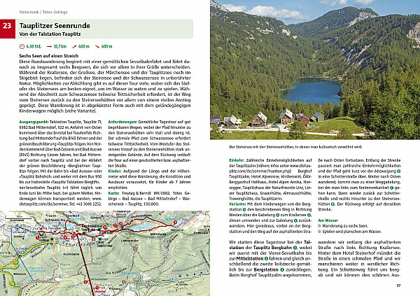 Avstrija: Pohodne poti ob vodi 1:50.000 (75 najlepših tur)