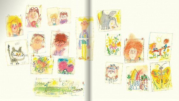 Babica in dedek v vrtcu