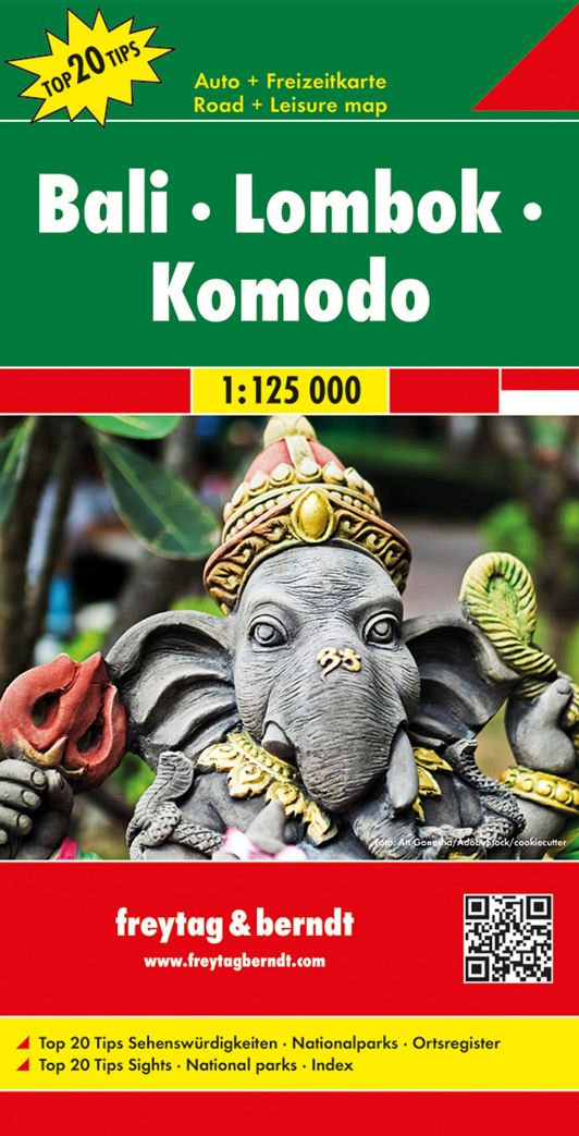 Bali - Lombok - Komodo 1:125.000 (Top 20 Tips)