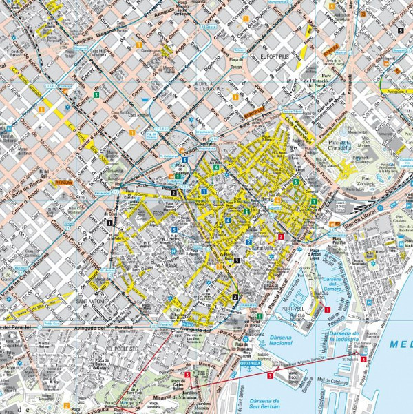 Barcelona 1:10 000 (City Pocket)
