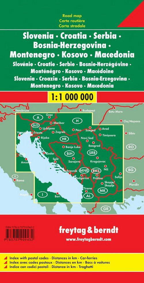 SLO-HR-SRB-BIH-MNE-MK 1:1.000.000