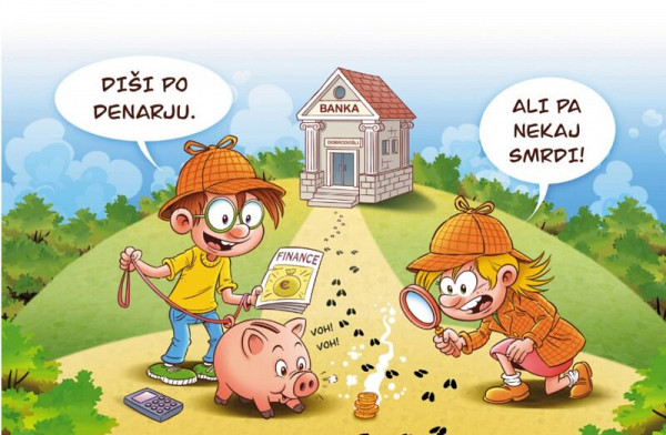 Detektiva Nik in Eva raziskujeta svet denarja