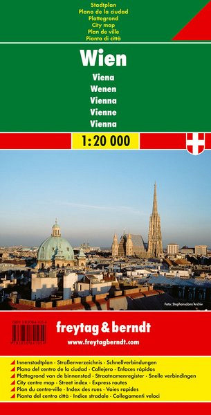 Dunaj + podzemna 1:20.000 (mestna karta)