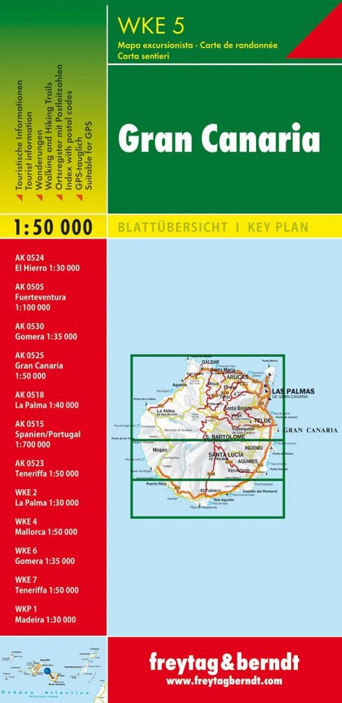 Gran Canaria 1:50.000 (pohodna karta)