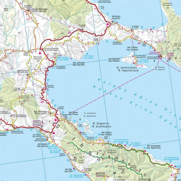 Halkidiki-Thasos-Olimp 1:150.000 (Top nasveti)