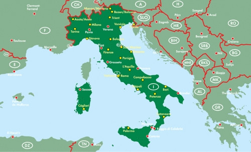 Italija - Veliki avtoatlas 1:200.000