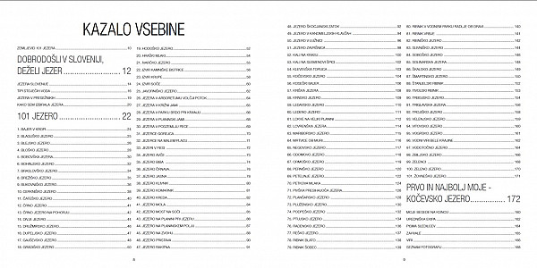 Jezera Slovenije: Naj 101 jezero