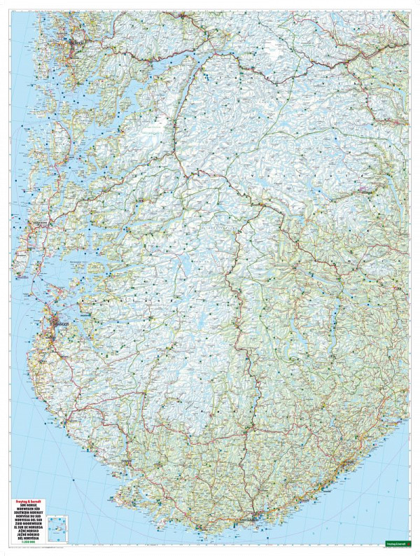 Južna Norveška 1:250.000 (Nova)