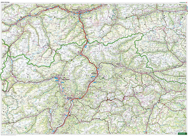 Južna Tirolska 1: 150 000