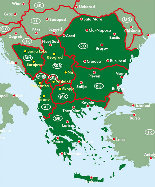 Južni Balkan 1:200.000 (Superatlas)