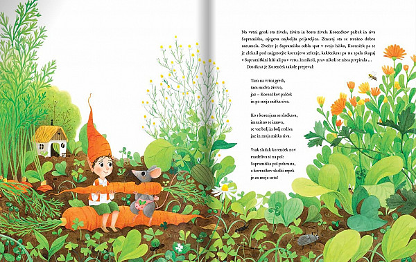 Korenčkov palček (slikanica s CD-jem)