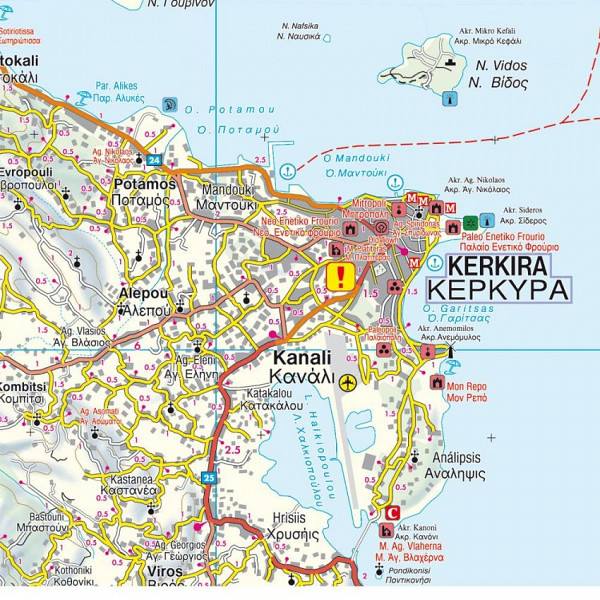 Krf 1:50 000 (Island pocket)