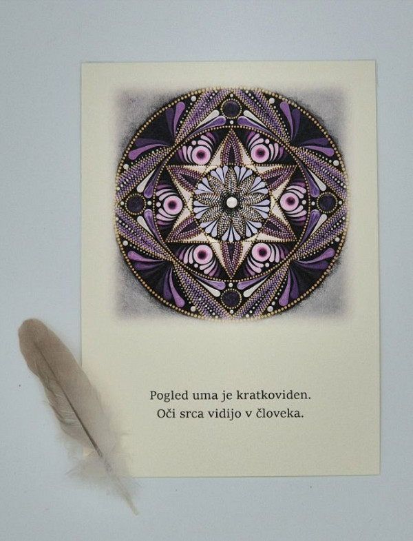 Kartoline: Čarne srčnice (17 motivov)