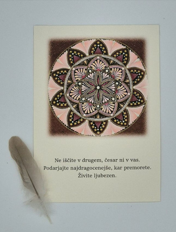 Kartoline: Čarne srčnice (17 motivov)