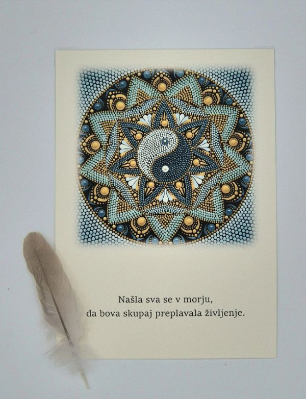 Kartoline: Čarne srčnice (17 motivov)