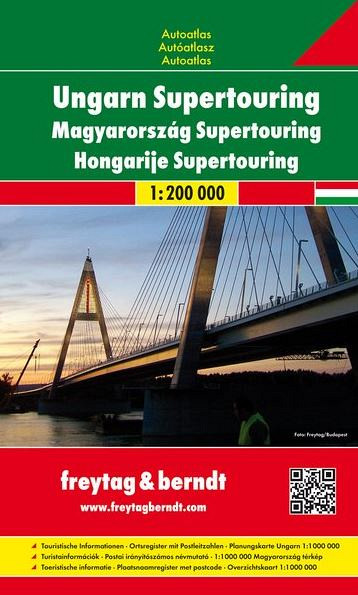 Madžarska - Veliki avtoatlas 1:200.000