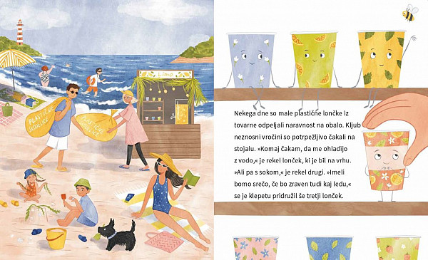 Mali plastični lonček