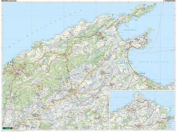 Mallorca - Tramuntana 1:50.000 (pohodniška karta)